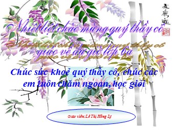 Bài giảng Đại số Lớp 6 - Chương 1 - Bài 16: Ước chung và bội chung - Lê Thị Hồng Lý