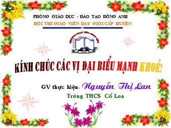 Bài giảng Đại số Lớp 6 - Chương 2 - Bài 5: Cộng hai số nguyên khác dấu - Nguyễn Thị Lan