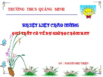 Bài giảng Đại số Lớp 6 - Chương 3 - Bài 11: Tính chất cơ bản của phép nhân phân số - Nguyễn Như Thiện