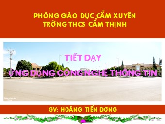 Bài giảng Đại số Lớp 6 - Chương 3 - Bài 3: Tính chất cơ bản của phân số - Hoàng Tiến Dương