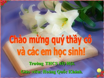 Bài giảng Đại số Lớp 6 - Chương 3 - Bài 9: Phép trừ phân số - Hoàng Quốc Khánh