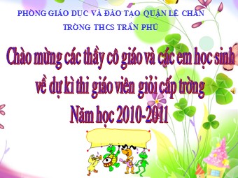 Bài giảng Đại số Lớp 8 - Chương 1 - Bài 12: Chia đa thức một biến đã sắp xếp - Trường THCS Trần Phú