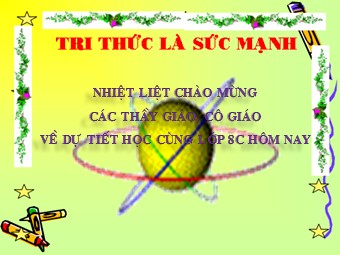 Bài giảng Đại số Lớp 8 - Chương 2 - Bài 1: Phân thức đại số (Bản mới)