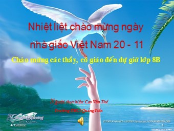 Bài giảng Đại số Lớp 8 - Chương 2 - Bài 3: Rút gọn phân thức - Cao Văn Thế