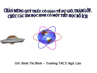 Bài giảng Đại số Lớp 8 - Chương 2 - Bài 3: Rút gọn phân thức - Đinh Thị Bình