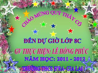 Bài giảng Đại số Lớp 8 - Chương 2 - Bài 3: Rút gọn phân thức - Lê Hồng Phúc