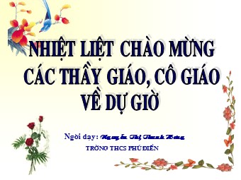 Bài giảng Đại số Lớp 8 - Chương 2 - Bài 6: Phép trừ phân thức đại số - Nguyễn Thị Thanh Hương