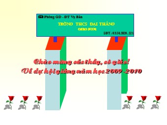 Bài giảng Đại số Lớp 8 - Chương 2 - Bài 6: Phép trừ phân thức đại số - Trường THCS Đại Thắng