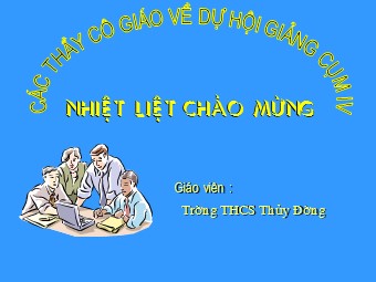 Bài giảng Đại số Lớp 8 - Chương 4 - Bài 2: Liên hệ giữa thứ tự và phép nhân - Trường THCS Thủy Đường