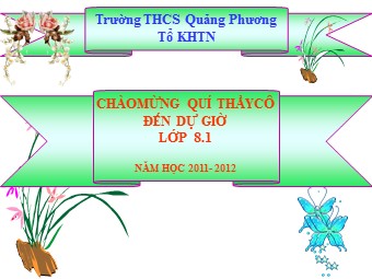 Bài giảng Đại số Lớp 8 - Chương 4 - Bài 2: Liên hệ giữa thứ tự và phép nhân - Trường THCS Quảng Phương