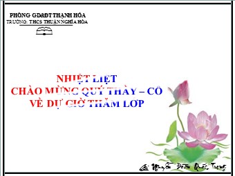 Bài giảng Đại số Lớp 8 - Chương 4 - Bài 3: Bất phương trình một ẩn - Nguyễn Đoàn Quốc Trọng