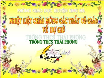 Bài giảng Đại số Lớp 8 - Chương 4 - Bài 3: Bất phương trình một ẩn - Đặng Văn Phương