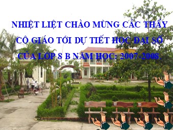 Bài giảng Đại số Lớp 8 - Chương 4 - Bài 5: Phương trình chứa dấu giá trị tuyệt đối (Bản đẹp)