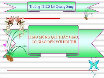 Bài giảng Đại số Lớp 8 - Tiết 50: Luyện tập - Trần phước Công