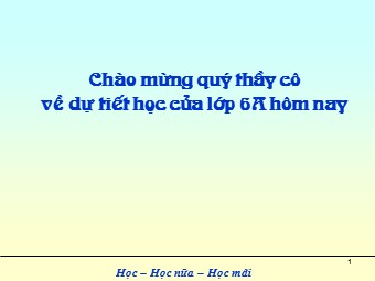 Bài giảng điện tử Đại số Khối 6 - Chương 3 - Bài 9: Phép trừ phân số