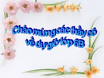 Bài giảng điện tử Đại số Lớp 6 - Chương 1 - Bài 17: Ước chung lớn nhất (Bản đẹp)