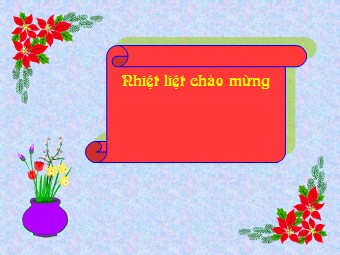 Bài giảng Hình học Lớp 8 - Bài: Hình thoi