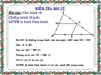 Bài giảng Hình học Lớp 8 - Tiết 16: Hình chữ nhật