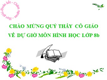 Bài giảng Hình học Lớp 8 - Tiết 49: Các trường hợp đồng dạng của tam giác vuông