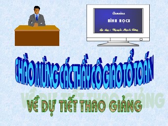 Bài giảng Hình học Lớp 8 - Tiết 6, Bài 4: Đường trung bình của tam giác, hình thang