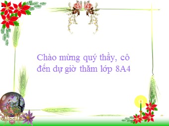 Bài giảng môn Đại số Lớp 8 - Chương 3 - Bài 4: Phương trình tích (Chuẩn kiến thức)