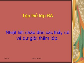 Bài giảng Đại số Lớp 6 - Chương 1 - Bài 13: Ước và bội - Nguyễn Thị Minh