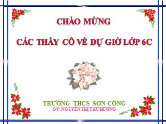 Bài giảng Đại số Lớp 6 - Chương 1 - Bài 18: Bội chung nhỏ nhất - Nguyễn Thị Thu Hương
