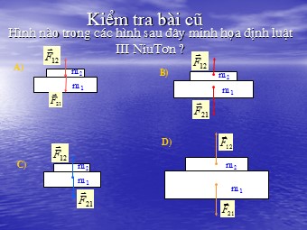 Bài giảng môn Vật lí Khối 10 - Bài 11: Lực hấp dẫn. Định luật vạn vật hấp dẫn (Chuẩn kiến thức)