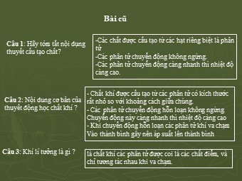 Bài giảng môn Vật lí Lớp 10 - Bài 29: Quá trình đẳng nhiệt. Định luật Boyle, Mariotle (Bản đẹp)