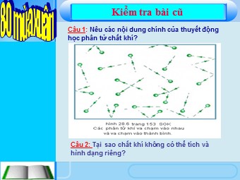 Bài giảng môn Vật lí Lớp 10 - Bài 29: Quá trình đẳng nhiệt. Định luật Boyle, Mariotle (Chuẩn kiến thức)