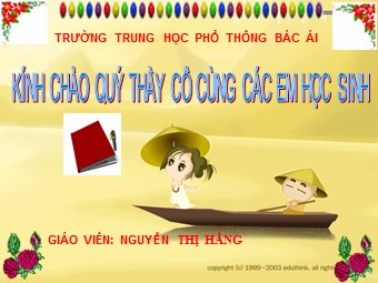 Bài giảng Vật lí Lớp 10 - Bài 11: Lực hấp dẫn. Định luật vạn vật hấp dẫn - Nguyễn Thị Hằng