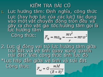 Bài giảng Vật lí Lớp 10 - Bài 15: Bài toán về chuyển động ném ngang (Bản đẹp)