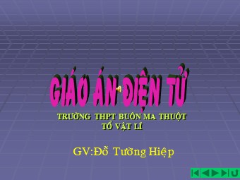 Bài giảng Vật lí Lớp 10 - Bài 2: Chuyển động thẳng đều - Đỗ Tường Hiệp