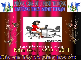 Bài giảng Vật lí Lớp 10 - Bài 3: Chuyển động thẳng biến đổi đều (Chuẩn kiến thức)