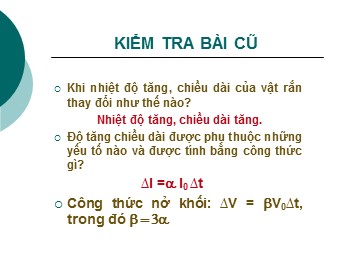 Bài giảng Vật lí Lớp 10 - Bài 37: Các hiện tượng bề mặt của chất lỏng (Bản chuẩn kiến thức)