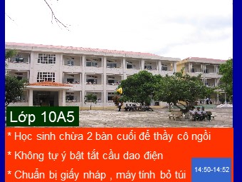 Bài giảng Vật lí Lớp 10 nâng cao - Tiết 10: Chuyển động tròn đều. Tốc độ dài và tốc độ góc