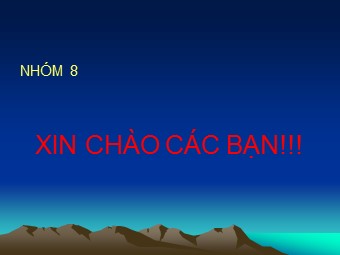 Bài thuyết trình Tìm hiểu các khái niệm cơ bản về ActionScript