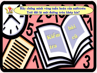 Bài giảng Địa lí Khối 10 - Bài 16. Sóng. Thuỷ triều. Dòng biển (Bản đẹp)