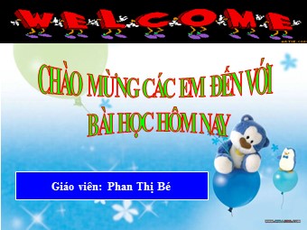 Bài giảng Địa lí Lớp 10 - Bài 1: Các phép chiếu hình bản đồ cơ bản - Phan Thị Bé