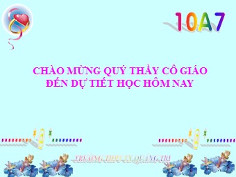 Bài giảng Địa lí Lớp 10 - Bài 13: Sự ngưng động nước trong khí quyển. Mưa - Trường THPT thị xã Quảng Trị