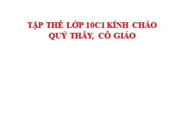 Bài giảng Địa lí Lớp 10 - Bài 23: Cơ cấu dân số (Bản mới)