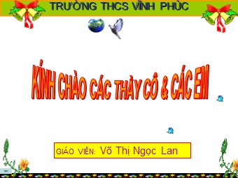 Bài giảng Địa lí Lớp 10 - Bài 36: Vai trò, đặc điểm phát triển và phân bố của dịch vụ