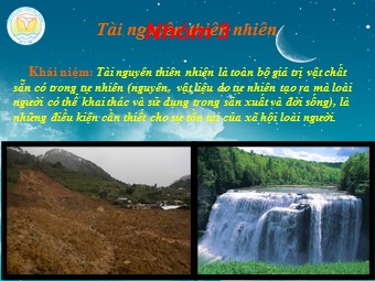 Bài giảng Địa lí Lớp 10 - Bài 41: Môi trường và tài nguyên thiên nhiên (Bản đẹp)