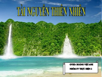 Bài giảng Địa lí Lớp 10 - Bài 41: Môi trường và tài nguyên thiên nhiên (Bản mới)