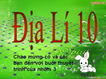 Bài giảng Địa lí Lớp 10 - Bài 8: Tác động của nội lực đến địa hình bề mặt Trái Đất (Bản đẹp)