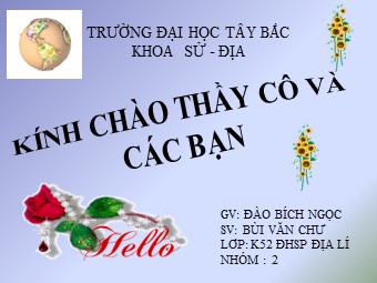 Bài giảng Địa lí Lớp 11 - Bài 10: Cộng hòa nhân dân Trung Hoa - Tiết 3: Thực hành - Bùi Văn Chư