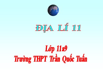 Bài giảng Địa lí Lớp 11 - Bài 10: Cộng hòa nhân dân Trung Hoa - Tiết 2: Kinh tế - Trường THPT Trần Quốc Tuấn