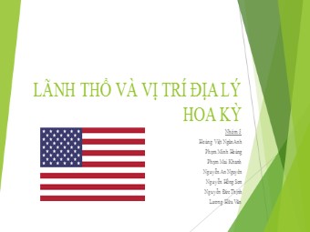 Bài giảng Địa lí Lớp 11 - Bài 6: Hợp chủng quốc Hoa Kì - Tiết 1: Tự nhiên và dân cư (Bản chuẩn kĩ năng)