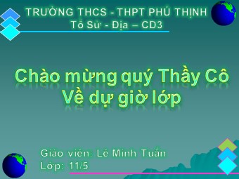 Bài giảng Địa lí Lớp 11 - Bài 7: Liên minh châu Âu EU - Tiết 2: EU. Hợp tác, liên kết để cùng phát triển - Lê Minh Tuấn