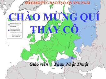 Bài giảng Địa lí Lớp 11 - Bài 7: Liên minh châu Âu EU - Tiết 4: Cộng hòa liên bang Đức - Phan Nhật Thuật